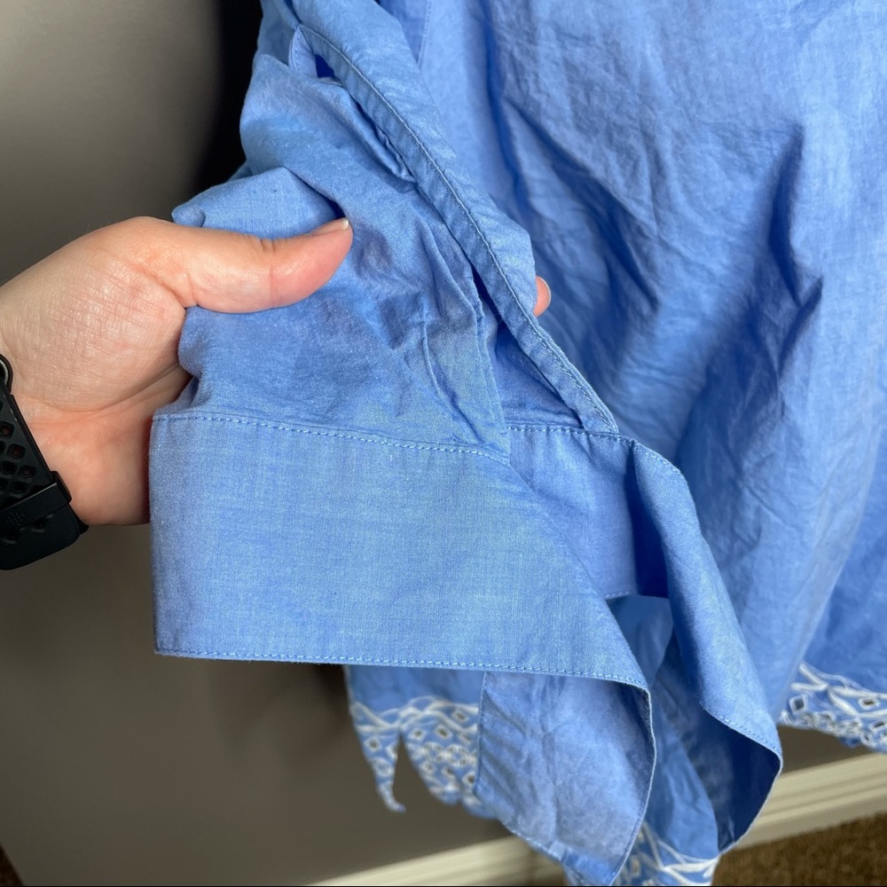 💐 Talbots 2XLP top with eyelet hem trim - Picture 5 of 5